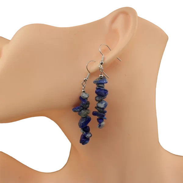 Boucles d'oreilles corail Lapis Lazuli - Lapis Lazuli
