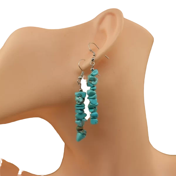Boucles d'oreilles corail Turquoise - Turquoise