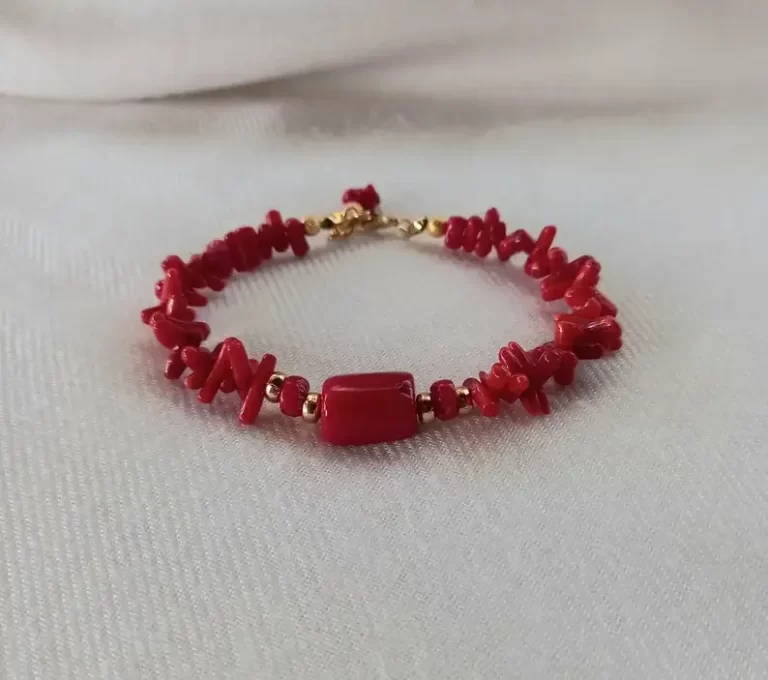 Bracelet corail rouge