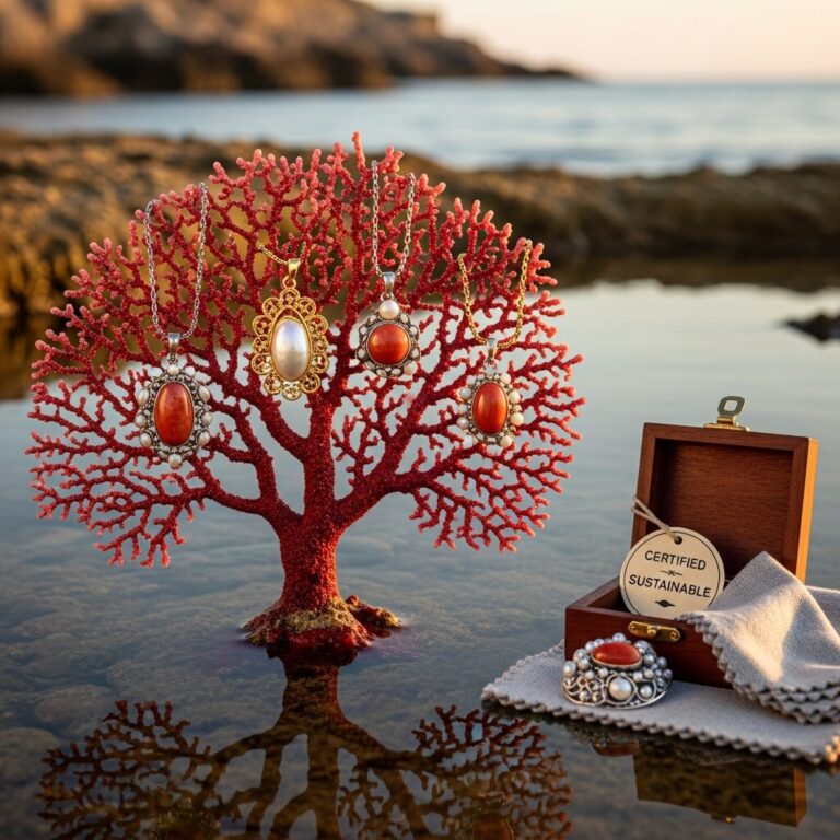 Arbre corail: symbole vivant reliant mer et art. Découvrez son origine, ses teintes (rouge, rose, blanc) et les montures des bijoux en corail, avec conseils d’entretien et approche éthique. Une narration méditerranéenne qui célébrer vitalité, beauté et patrimoine marin.