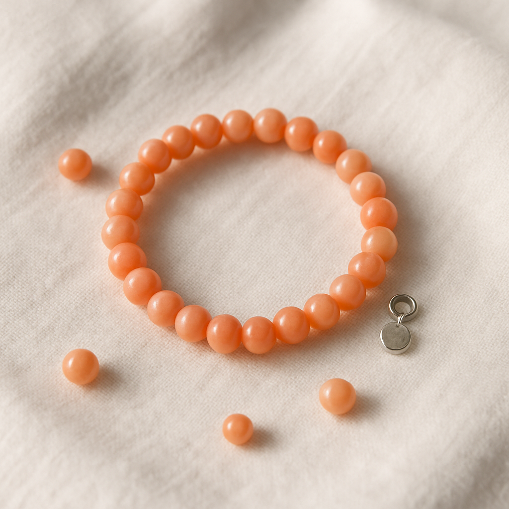 Bracelet corail bébé tradition - illustration