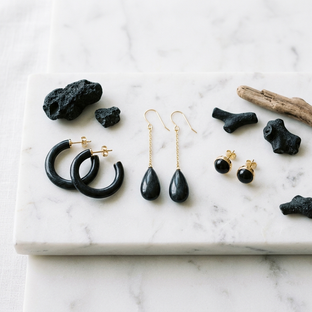 Comment choisir un boucle d'oreille en corail noir - illustration