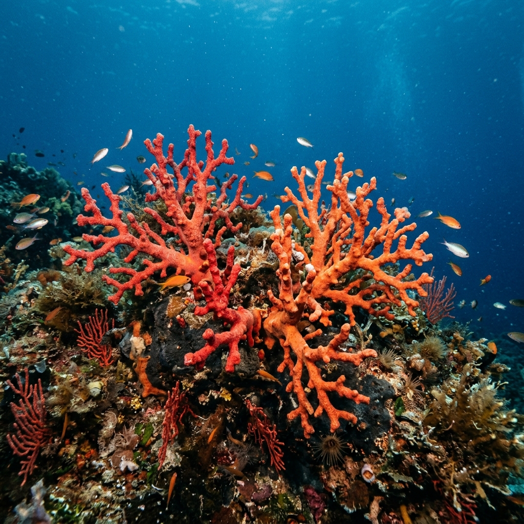 Corail méditerranéen : zones de pêche et qualité - illustration