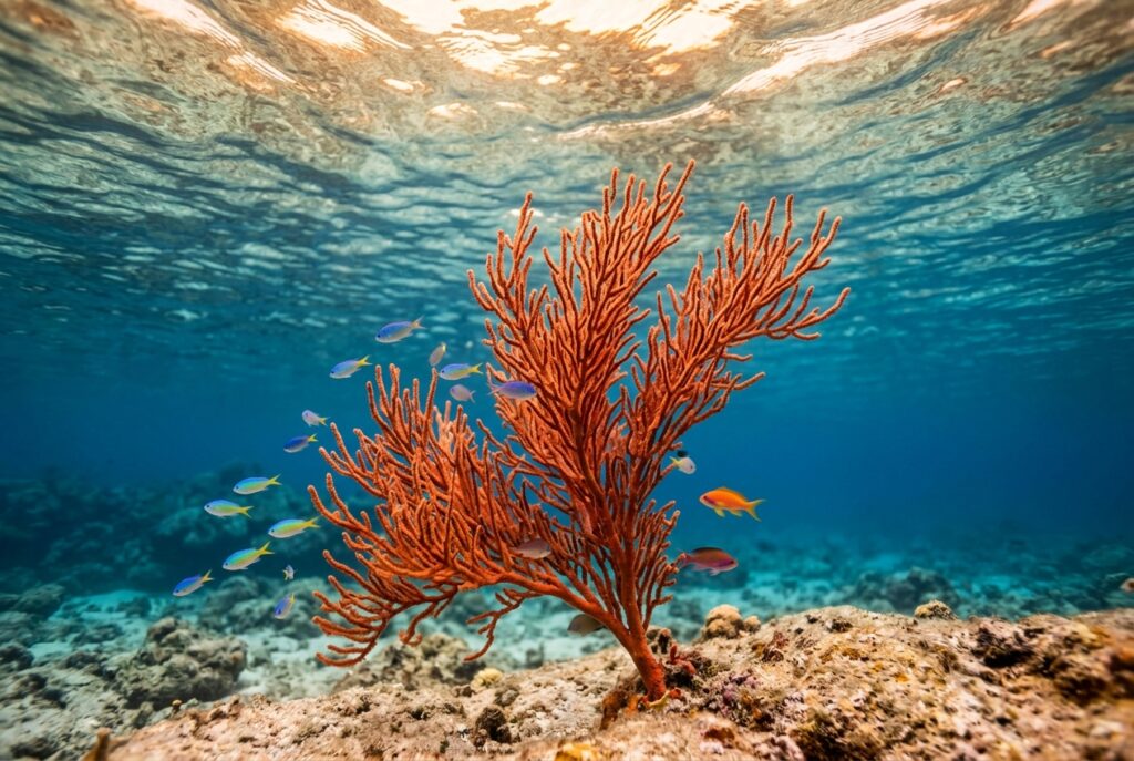 Corail animal - illustration