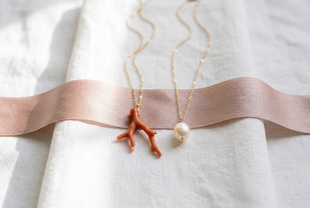 Corail vs perle : laquelle est le meilleur cadeau symbolique - illustration
