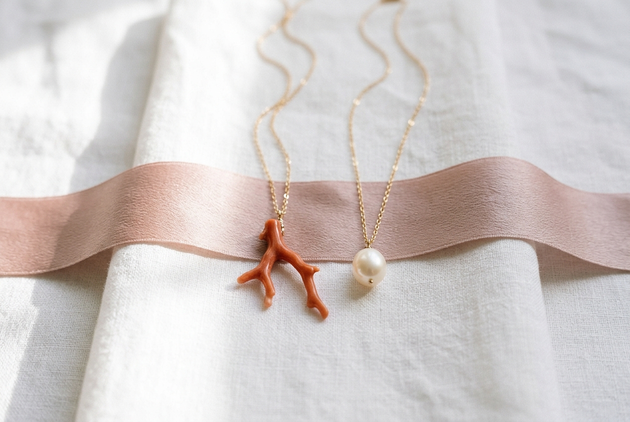 Corail vs perle : laquelle est le meilleur cadeau symbolique - illustration
