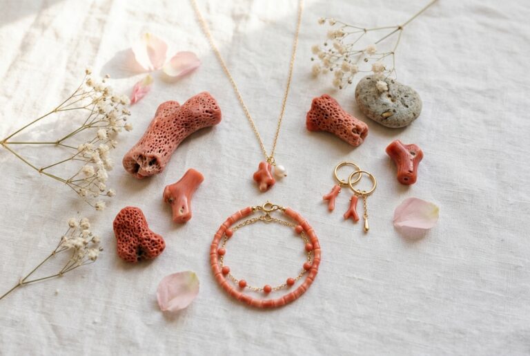 Couleur rose corail - illustration